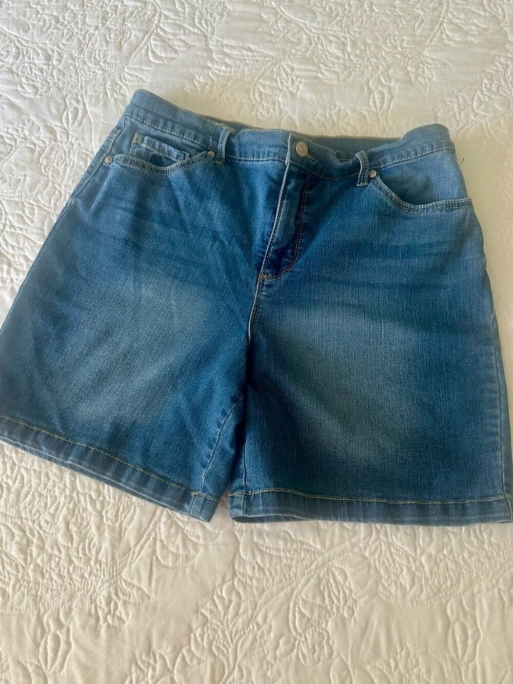 Blue Denim Shorts - Picture 1 of 2